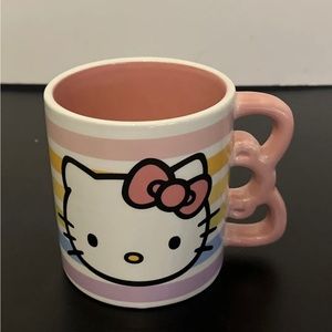 Hello Kitty Bow Handle Ceramic Mug